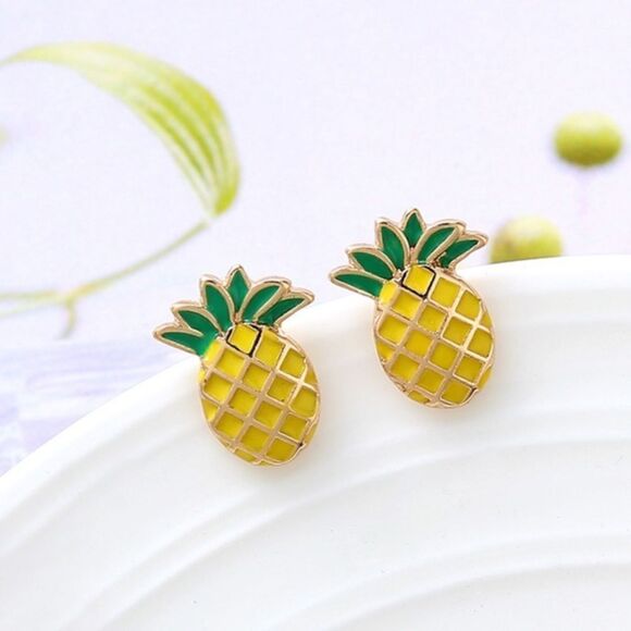 🆕🎉HP🎉Pineapple Passion Earrings 🍍🍍  - Picture 2 of 5